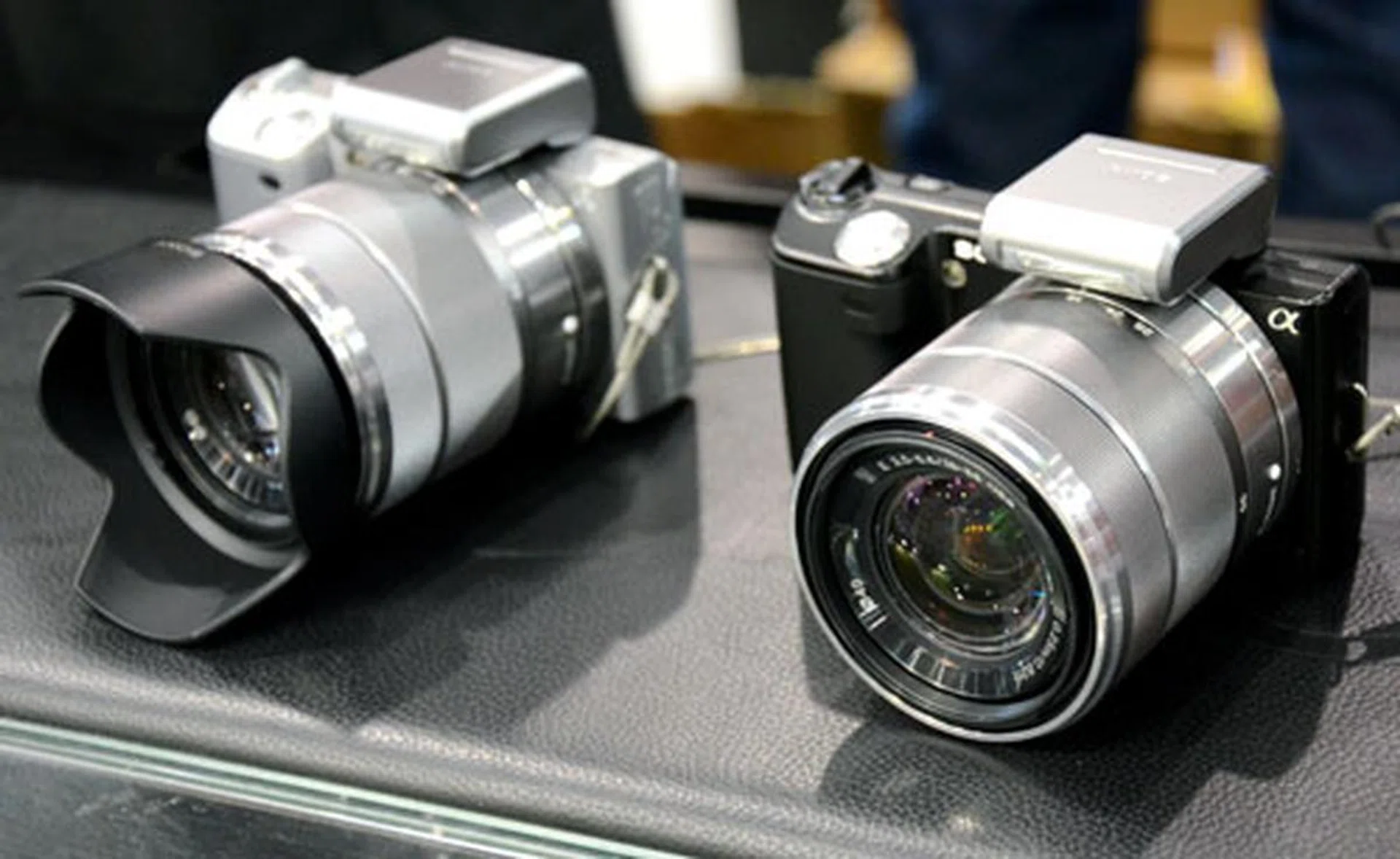 Sony's NEX-5D combines DSLR quality pictures and the portable form factor of a point-and-shoot. Tagged at $1299, Sony is throwing in a 18-55mm lens and 16F28 lens with the ultra sexy NEX-5D. This baby is also known for its 3D Sweep Panorama function.