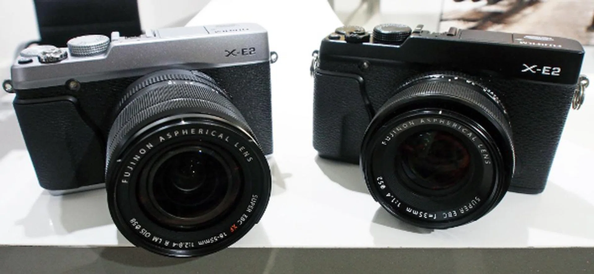 The X-E2 is available in silver and black. 