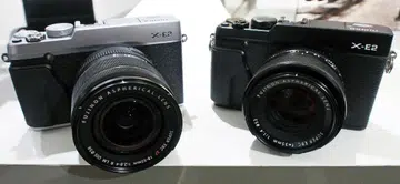 The X-E2 is available in silver and black. 