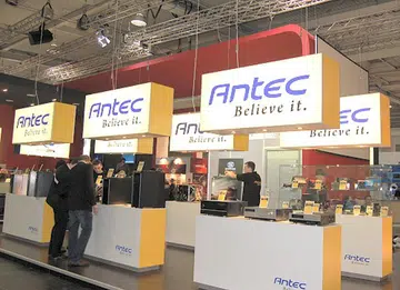  Antec proudly showcased its casing solutions, but too bad there were no newer casings than those that were recently launched. However, we did catch a few interesting itemsï¿½  