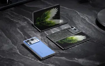 Don't let its price tag fool you, the Tecno Phantom V Fold2 5G is here to compete with the big boys. Image: Tecno.