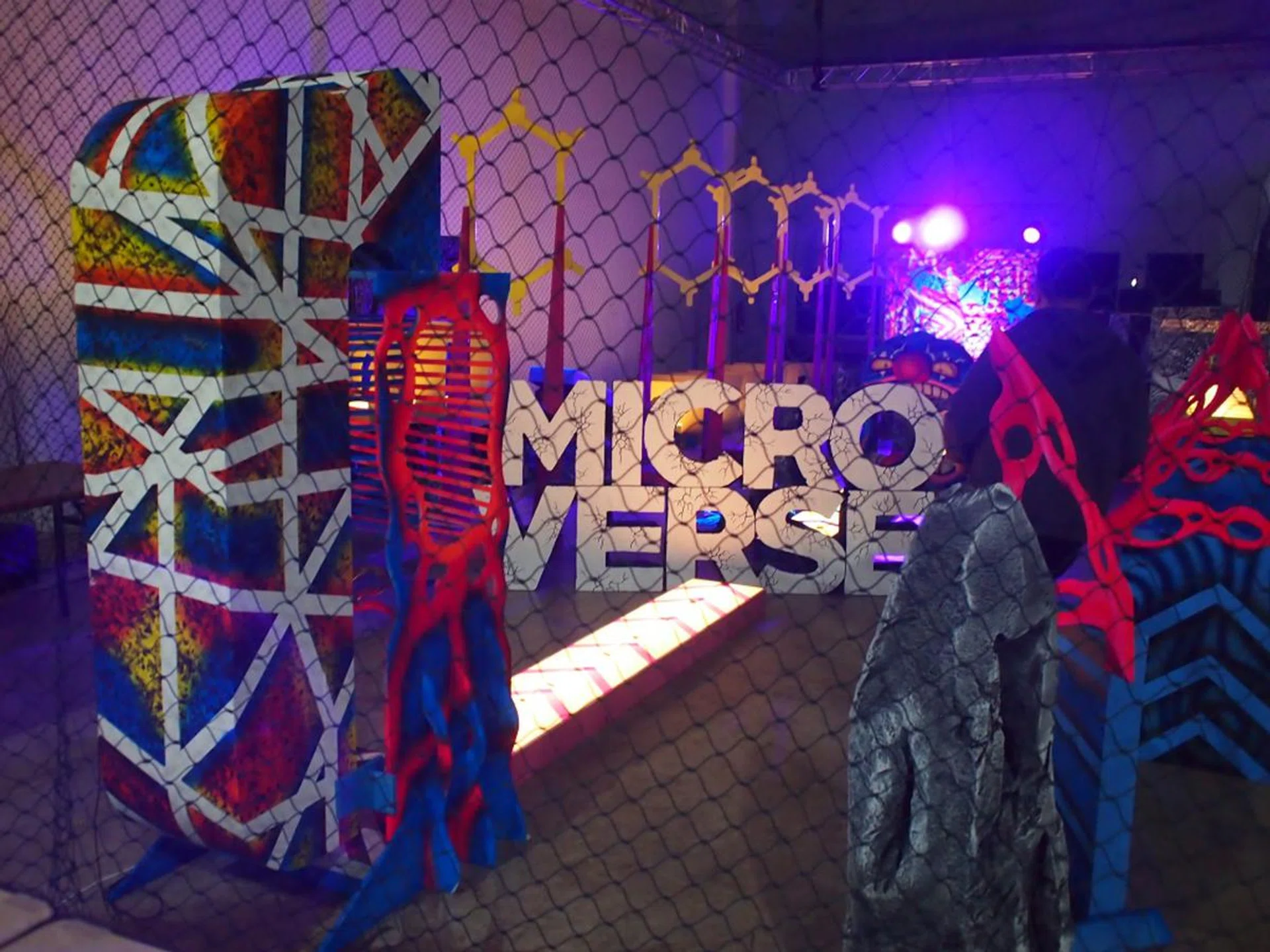The Microverse drone obstacle course.