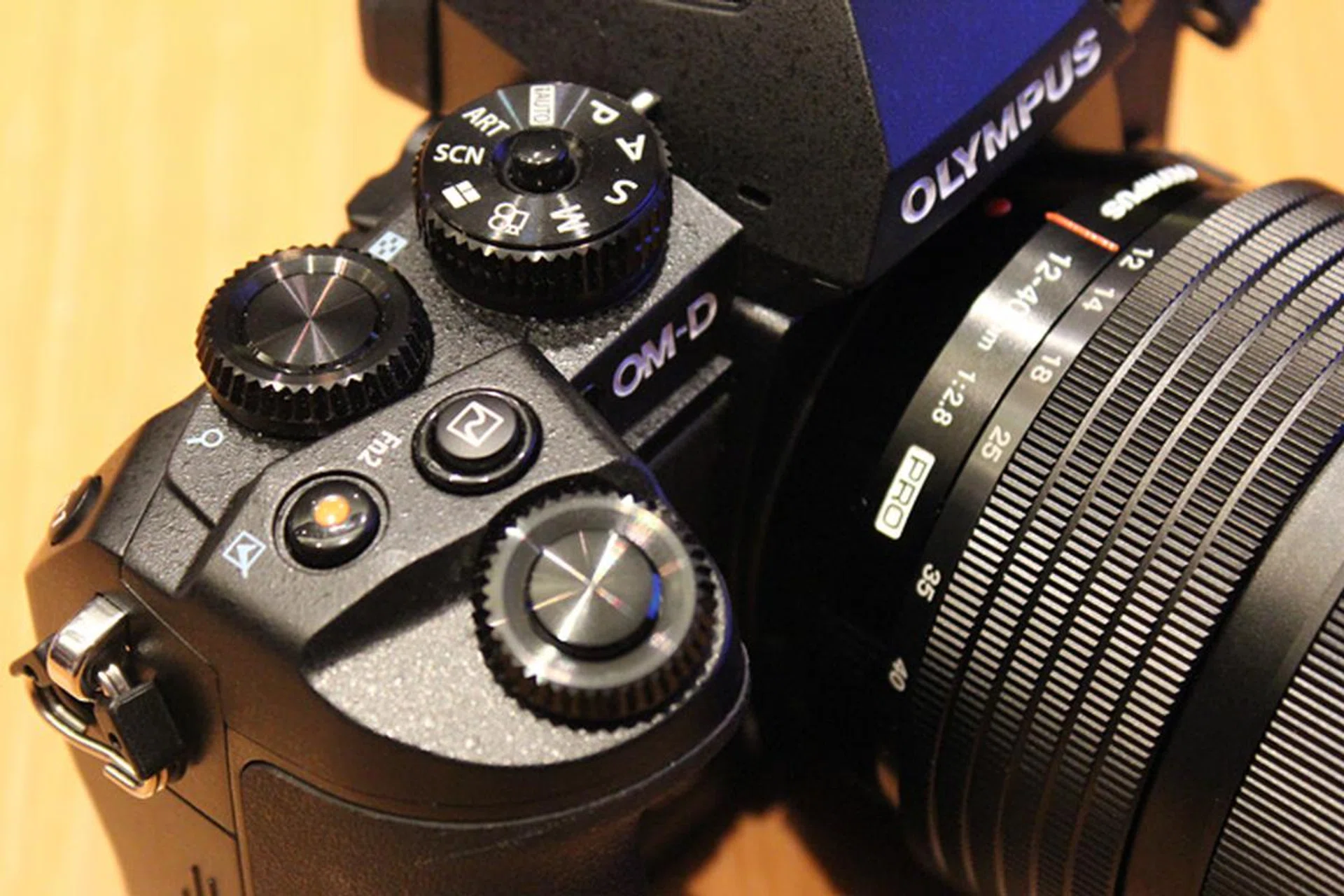 The E-M1 comes with twin control dials, just like on the E-M5 and the E-P5.