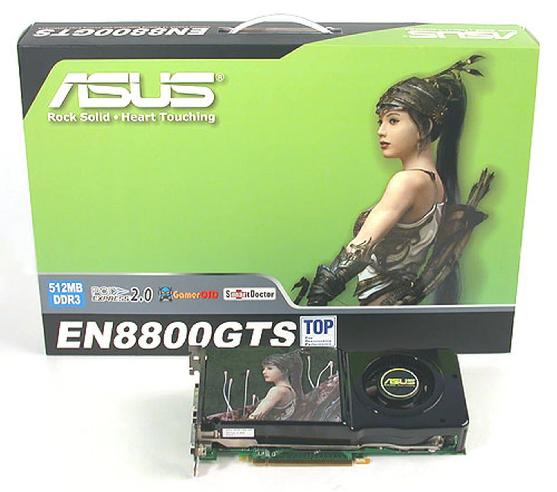 ASUS surprised us with this rather unattractive and generic looking package for its TOP edition.