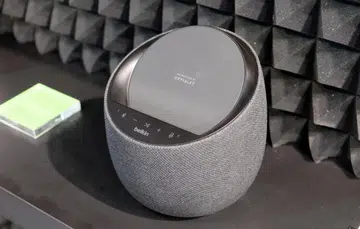 The Belkin x Devialet Soundform Elite Hi-Fi Smart Speaker + Wireless Charger