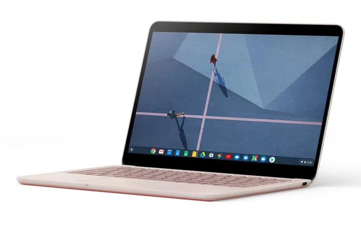 The Google Pixelbook Go in Not Pink (it totally is). (Image source: Google)
