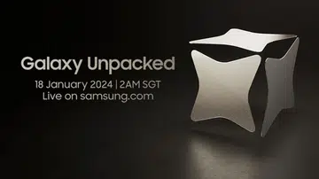 Samsung's Galaxy Unpacked keynote announcement.