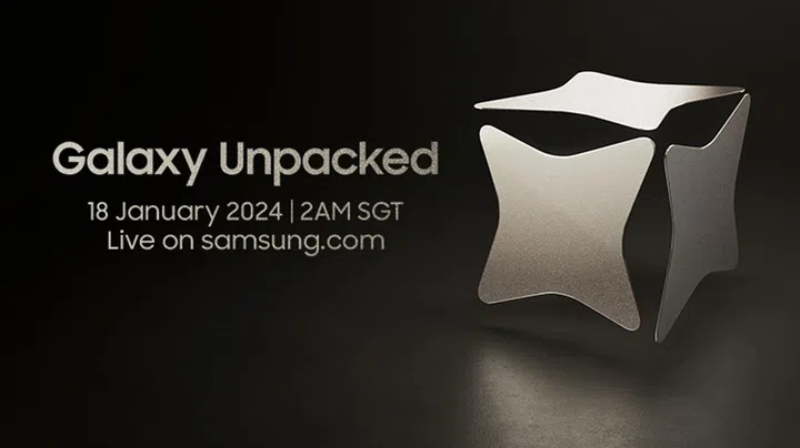 Samsung's Galaxy Unpacked keynote announcement.