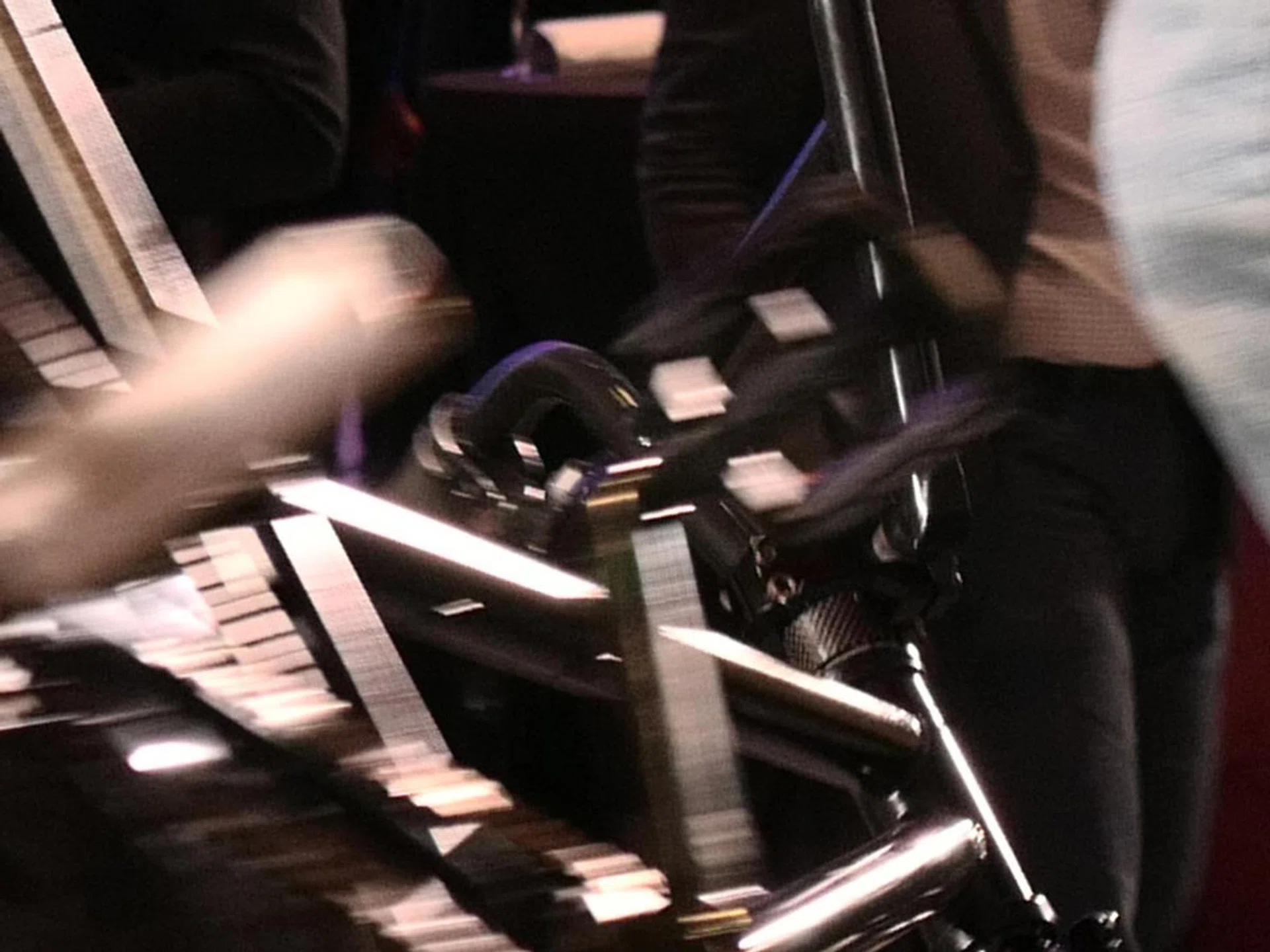 100% crop on the bicycle.