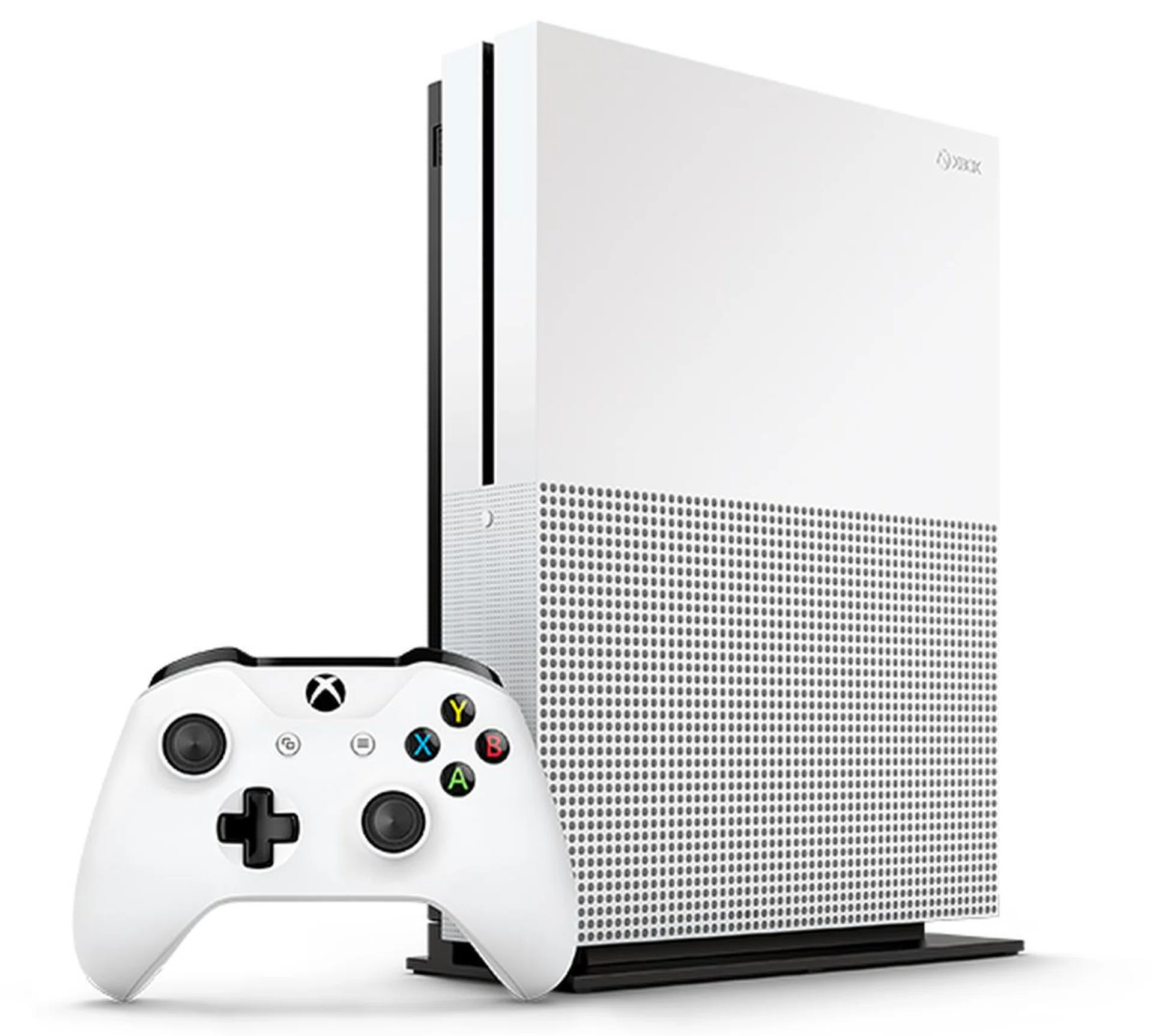 The new Microsoft Xbox One S console.