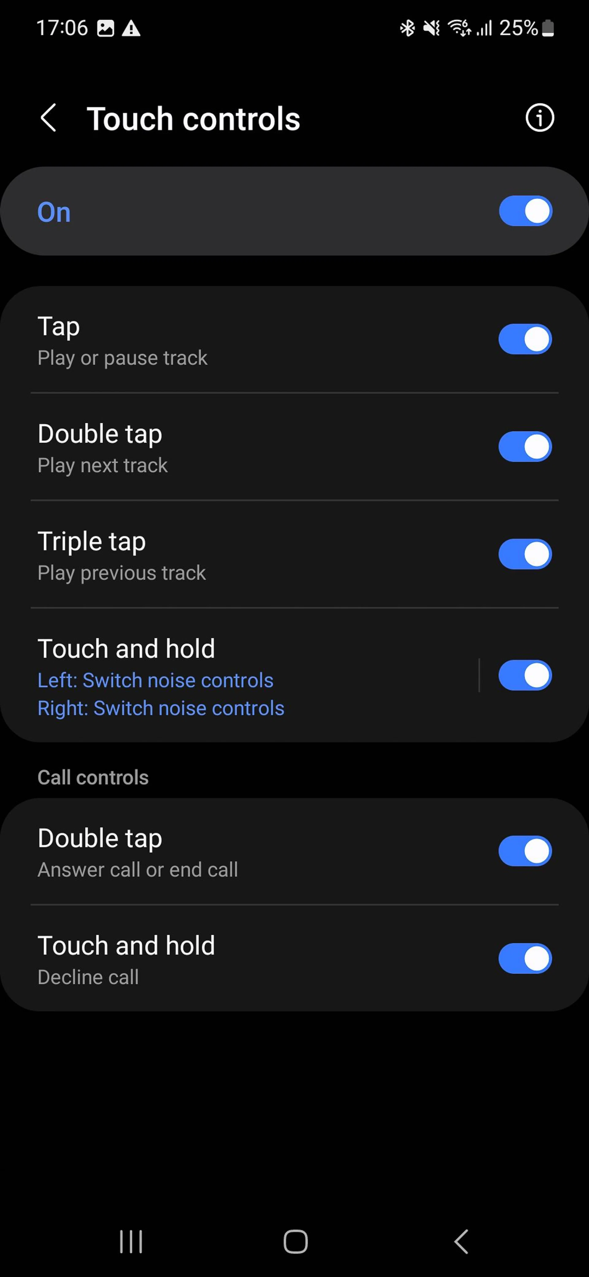 Samsung Wearable app.