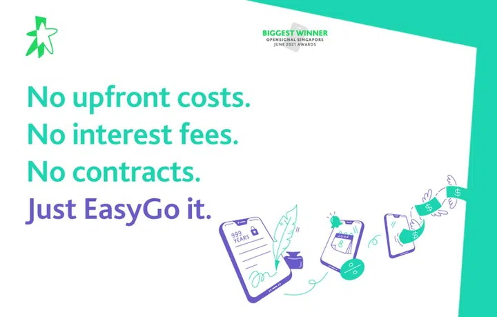 Customers only add on a small instalment payment on top of their SIM Only  plan monthly costs.