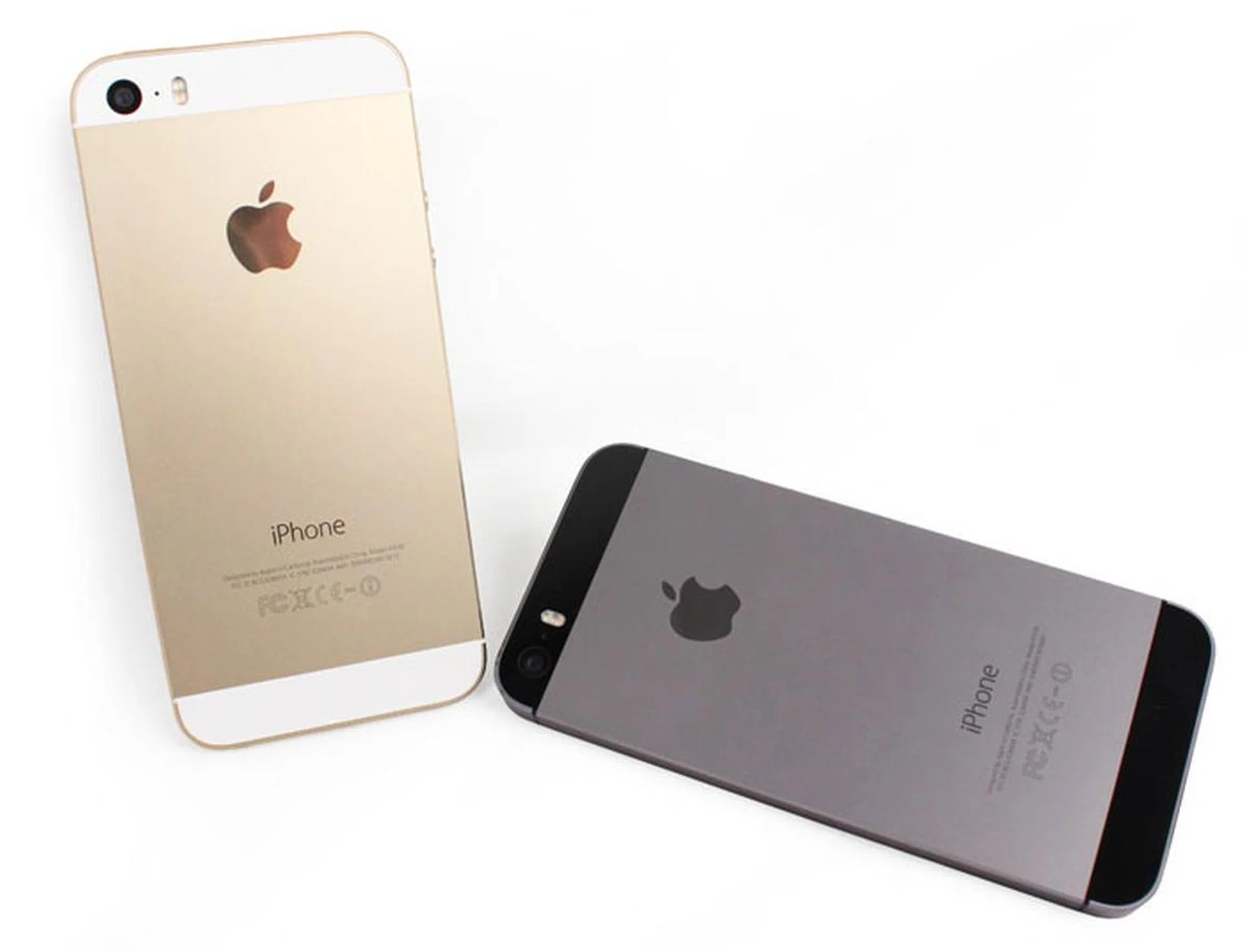 The 5S comes in two new colors: Gold and Space Gray. The third available color, Silver, is the same as last year's white/silver iPhone 5.