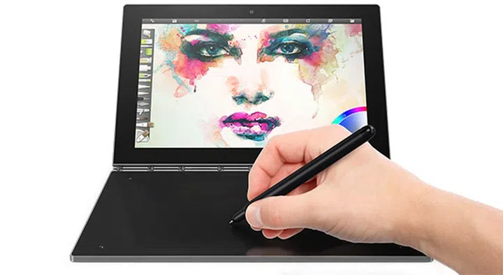 The keyboard doubles as a digital notepad. (Image Source: Lenovo)