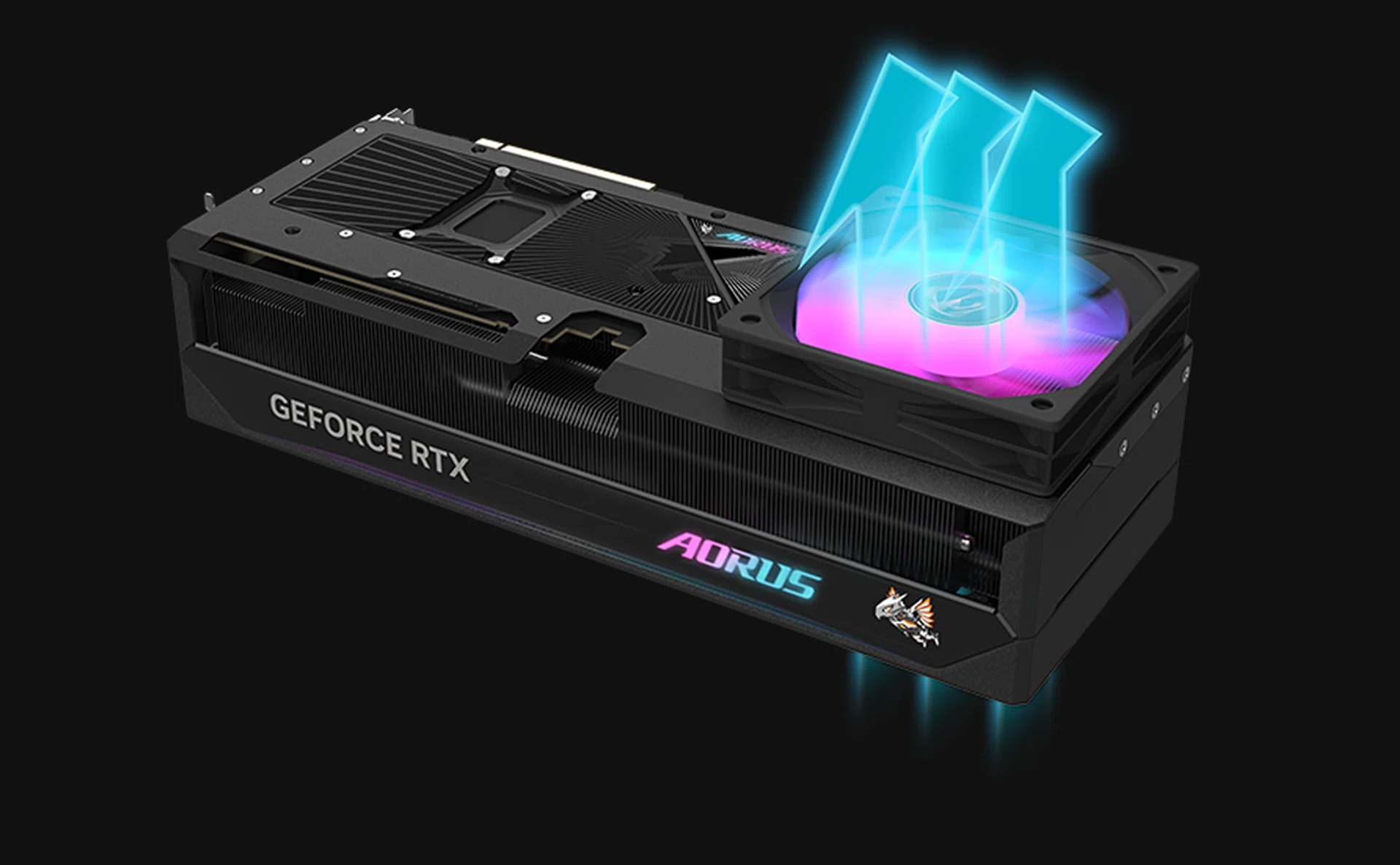 While it will no doubt aid in cooling the card more efficiently, it does add to the bulk of the card's aesthetic. (Image: Gigabyte)