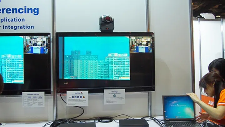 Aver booth at CommunicAsia 2012