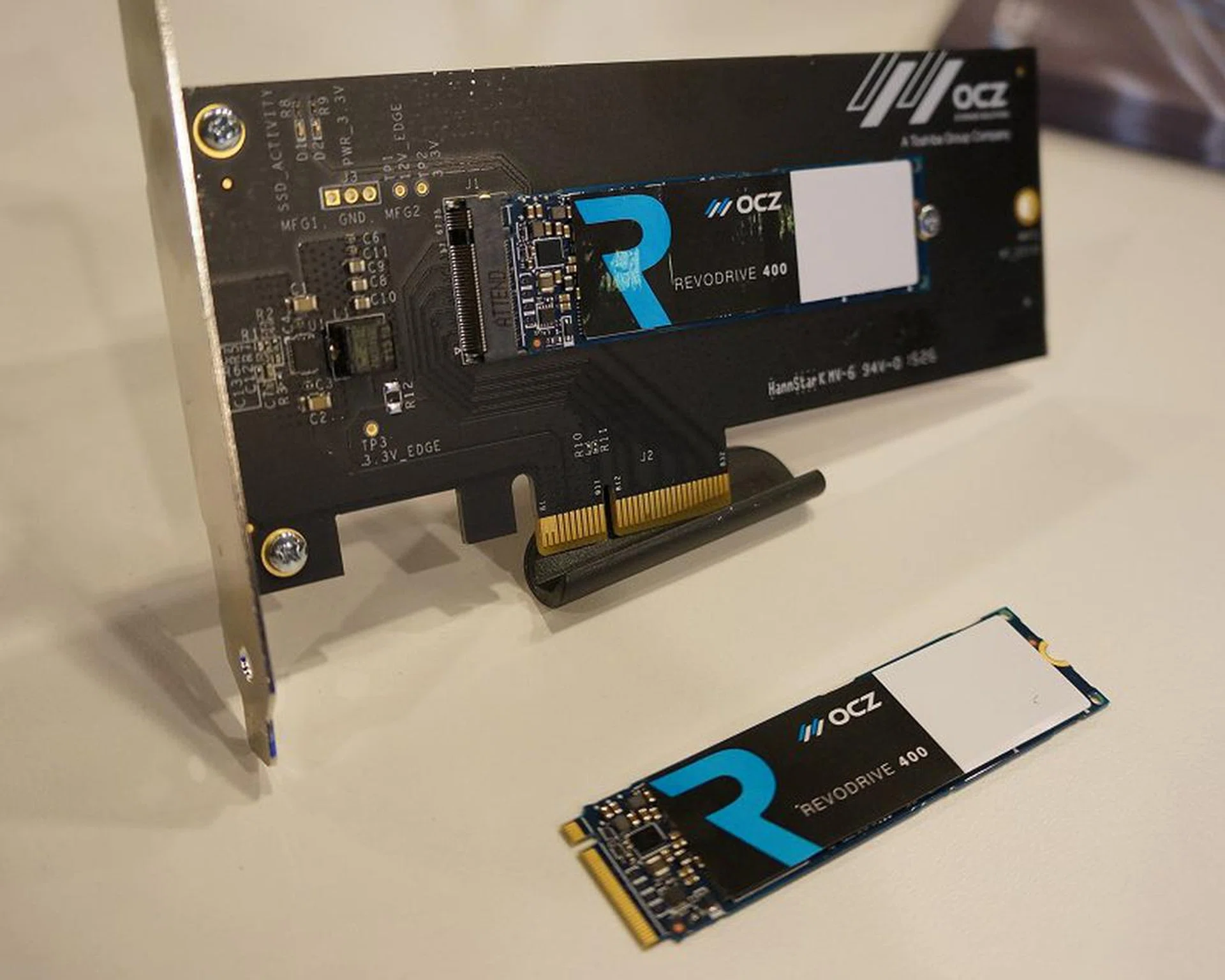 For systems that don’t have an M.2 slot, you can get the an optional M.2 to PCIe adaptor card.
