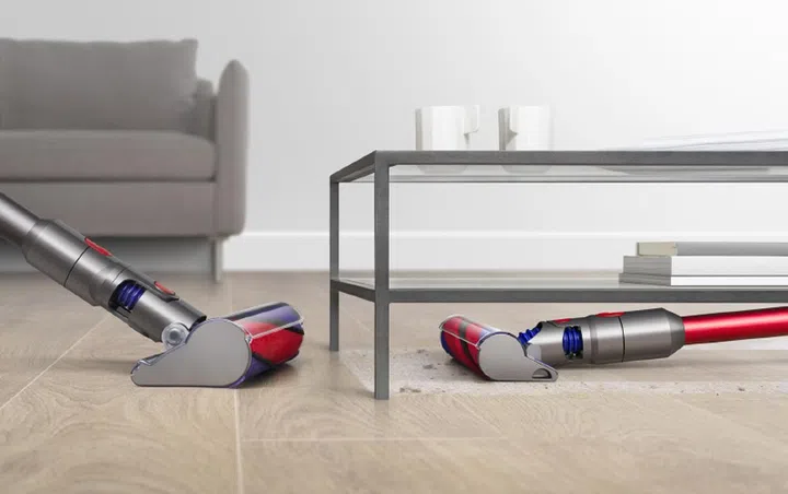The new cleaning head is 40% more compact and lighter. (Image source: Dyson)