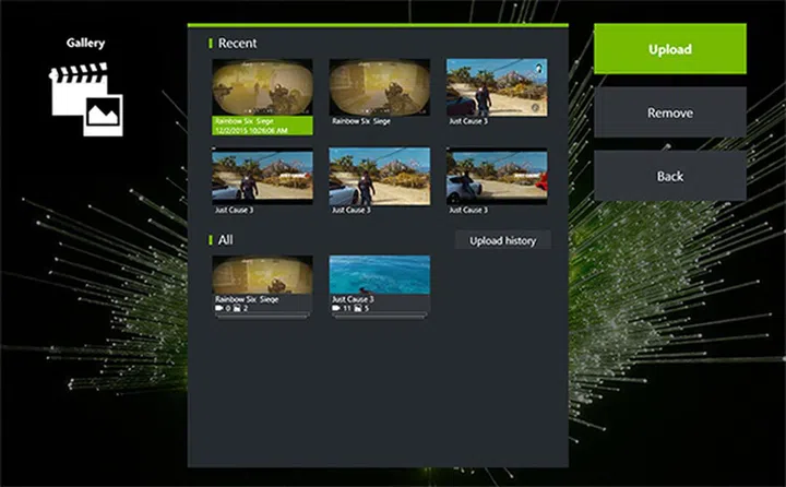 GeForce Experience gallery