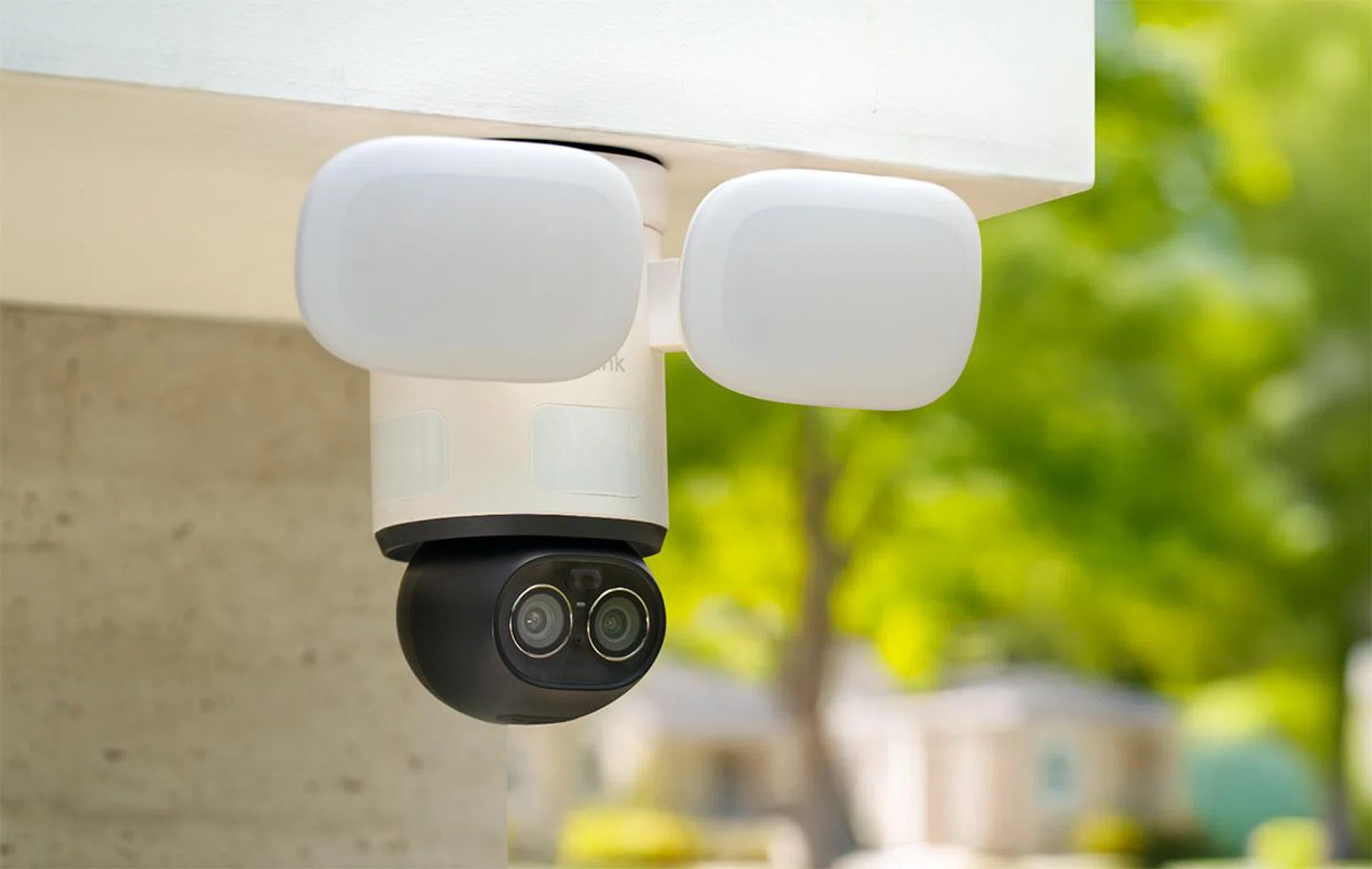 The TrackFlex is also a PTZ camera, with sensors for motion detection outside of what the camera can see. 