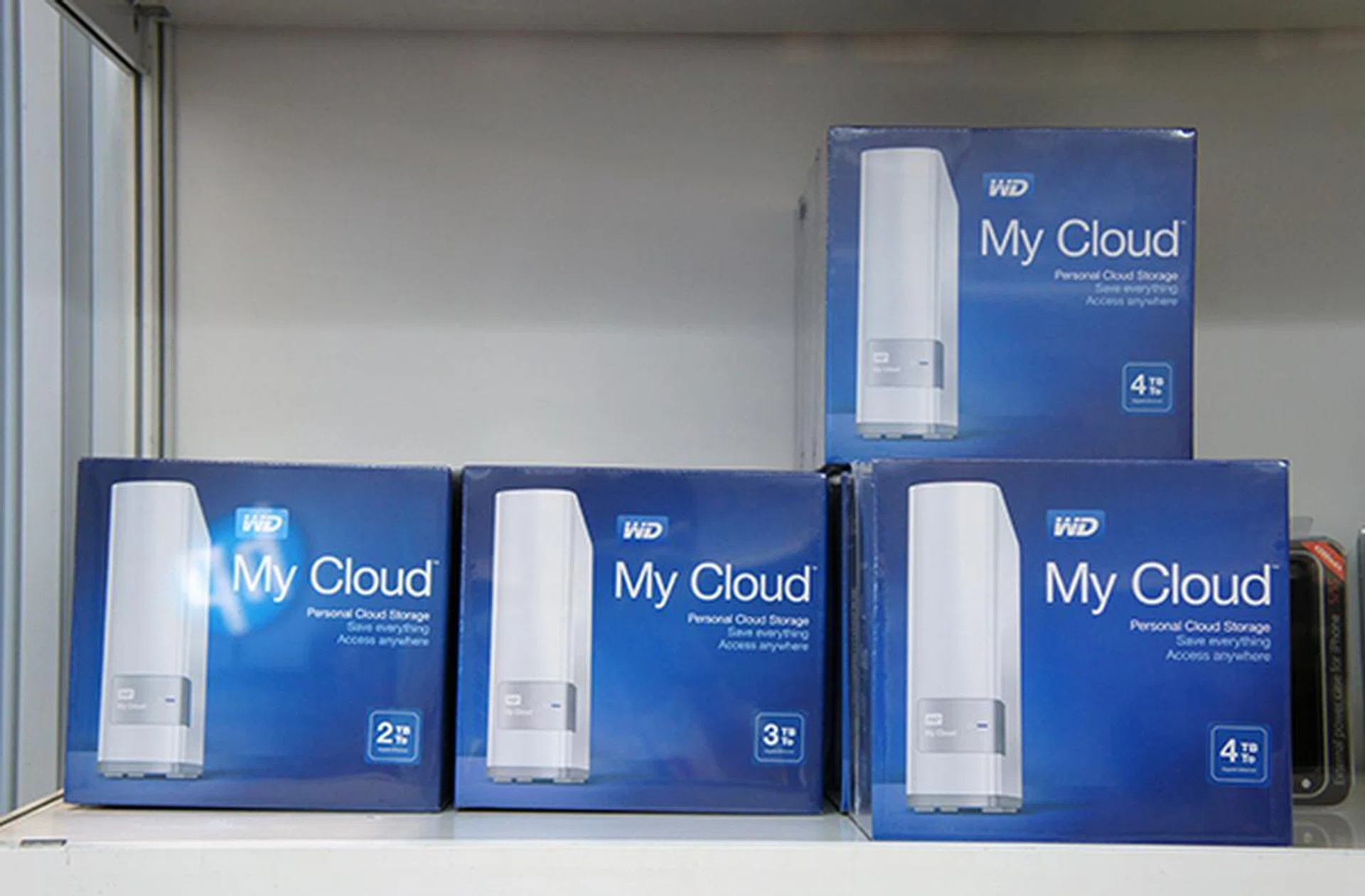 Western Digital's new My Cloud personal cloud storage devices are available in various capacities with prices beginning at $239 for the 2TB version. The 3TB version costs $289 and the 4TB version costs $399.