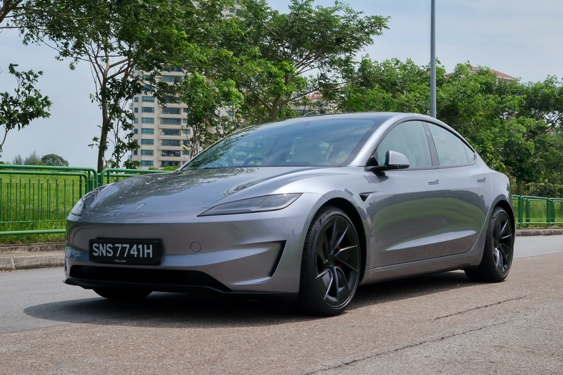 The new Tesla Model 3 Performance. 