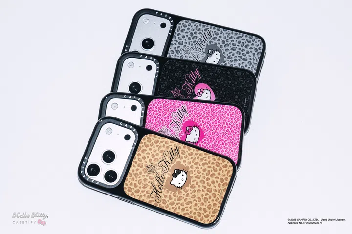 Leopard Hello Kitty x Casetify prints