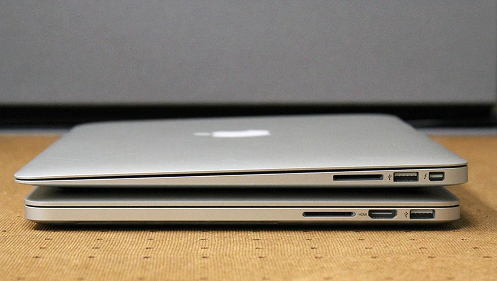 Still think that the MacBook Air is much thinner than the MacBook Pro?
