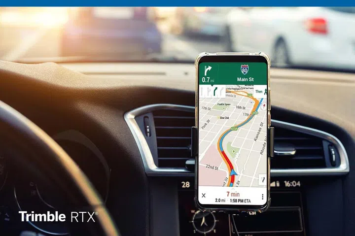 Trimble RTX GNSS technology on recent flagship-tier Android devices.