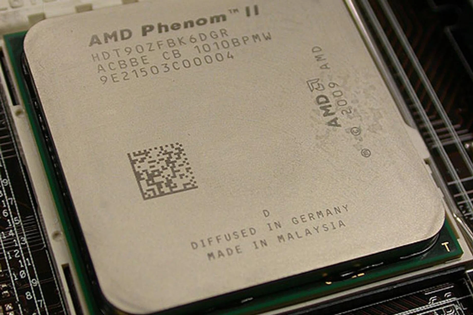 The AMD Phenom II X6 1090T Black Edition - the fastest six-core desktop processor from the company upon launch.