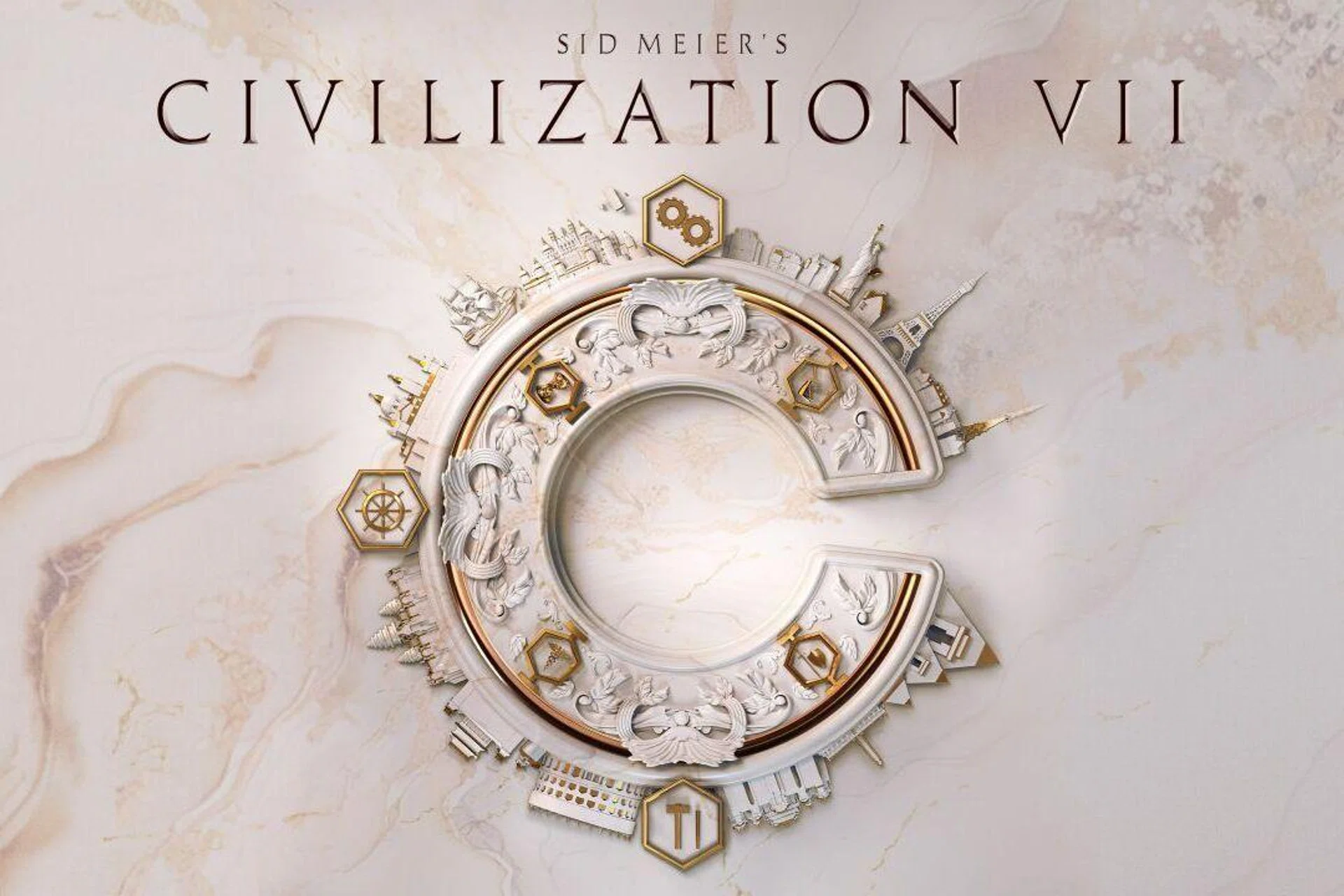 Image of the game title of Civilization VII
