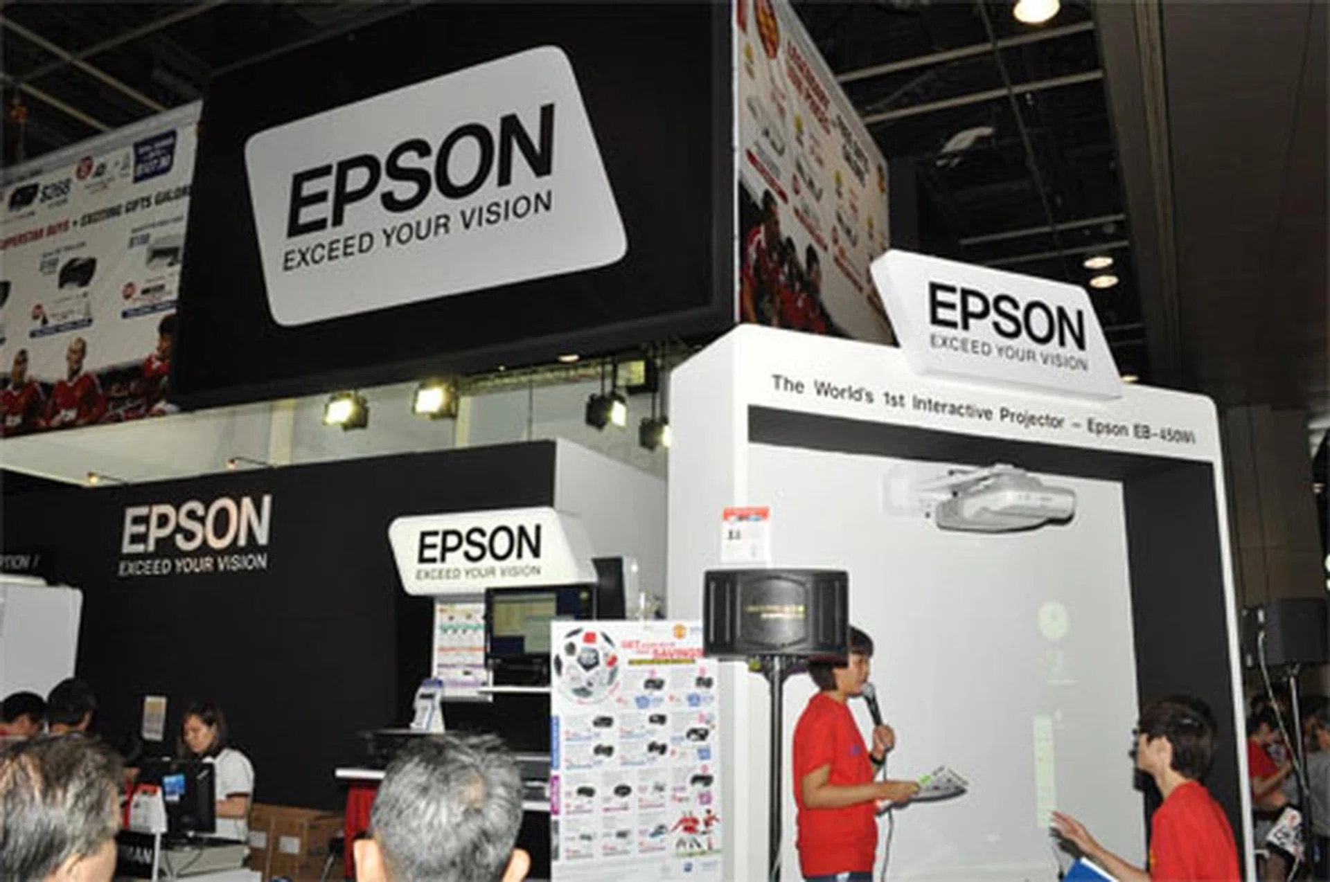 Epson's covering your printing needs with a selection of printers and projectors on the show floor at level 4. Check out these star buys.