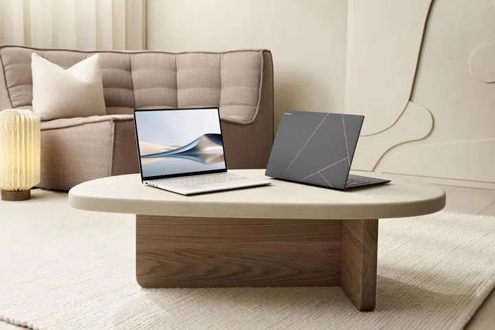 Designed for professionals on the move, the ultraportable ASUS Zenbook S 14 combines sleek style with powerful performance. PHOTO: ASUS