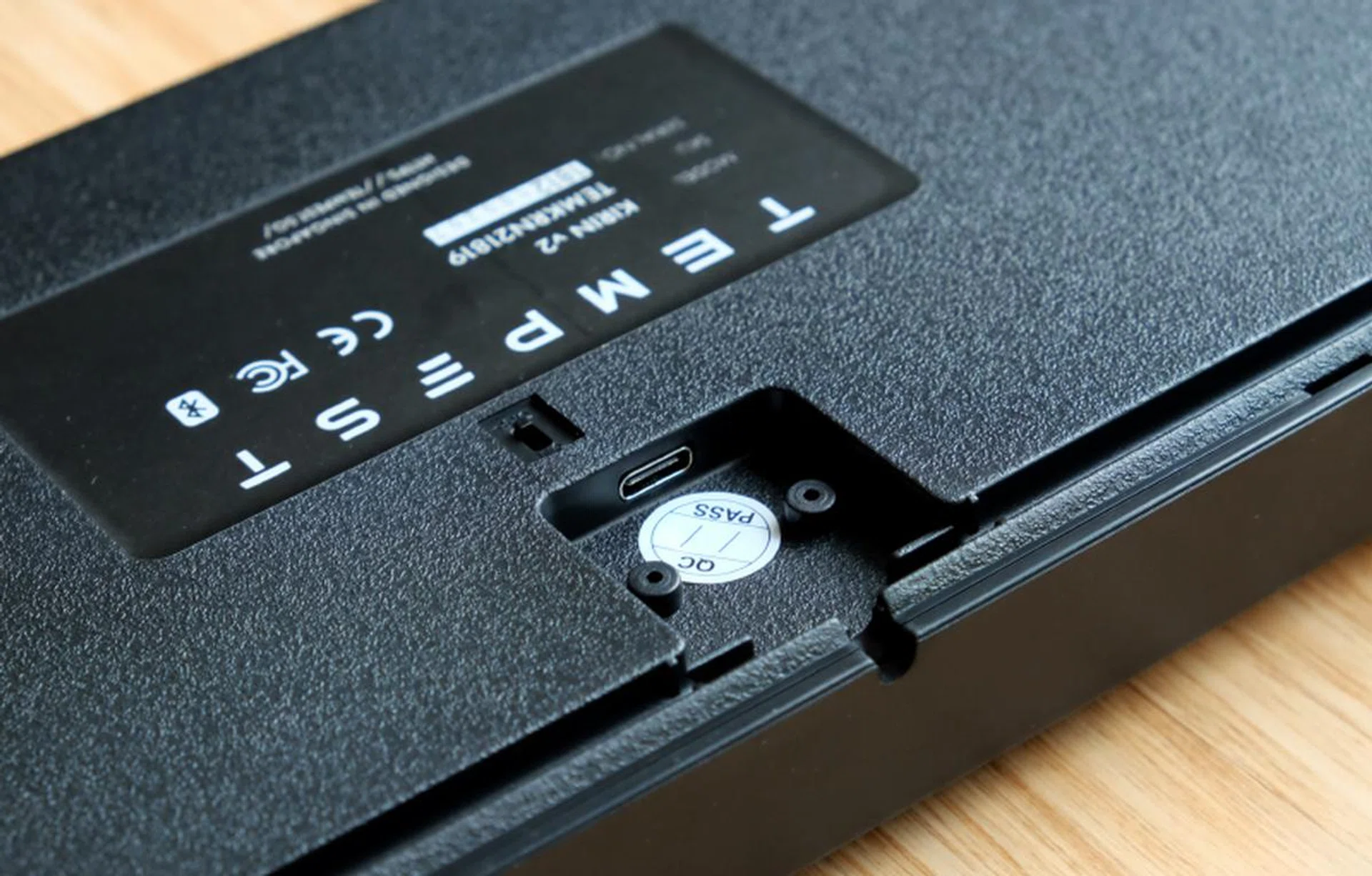 You can use the board in wired mode and charge it at the same time via the USB-C port.