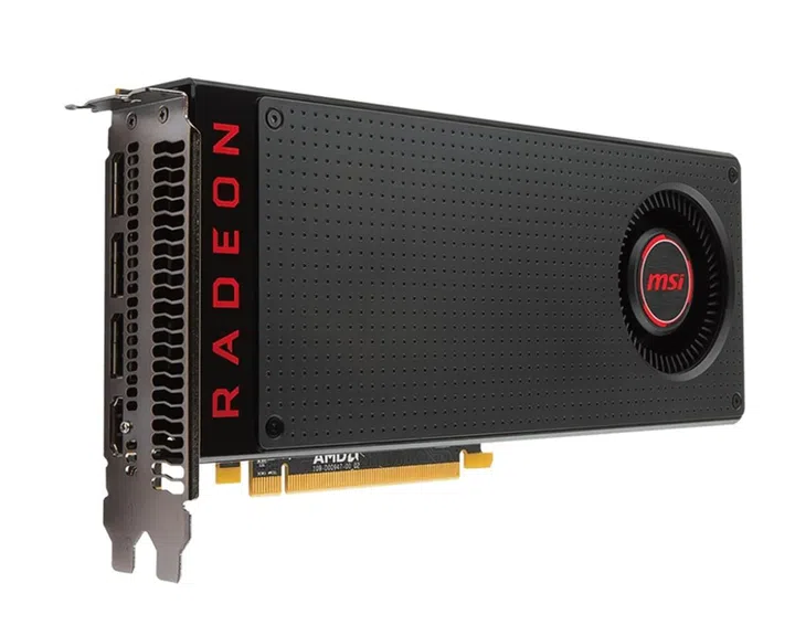 The MSI Radeon RX 580 8G. (Image source: MSI)