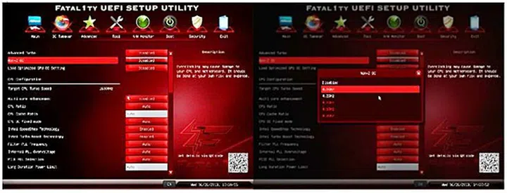 The ASRock UEFI BIOS utility that supports the new Non-Z OC feature, allowing owners of H87 and B85 boards to overclock their unlocked 4th generation Intel Core chips.