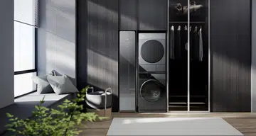 With features such as automated detergent dosing and steam-powered odour removal, Panasonic’s CARE+ Edition laundry care range can help simplify your laundry routine. PHOTO: PANASONIC