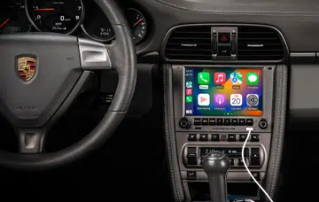 The Porsche Classic Communication Management Plus system in a Type 997 911. (Image source: Porsche)
