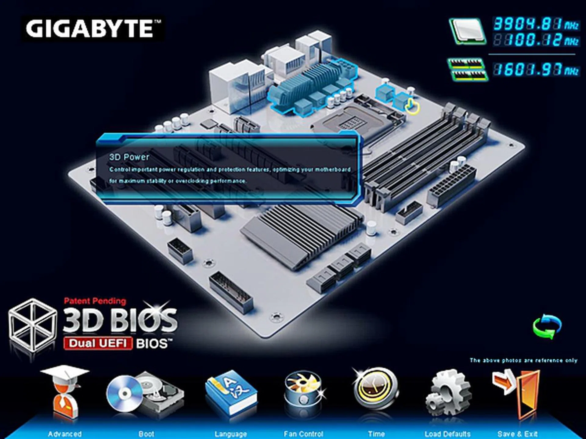 In our opinion, no self-respecting rig builder will use the 3D BIOS utility to "understand" the board's components that are affected by different BIOS settings as such information is obtained in detail from the board's manual. The UP7 could have excluded it, but no harm done since you can still get into the advanced view mode.
