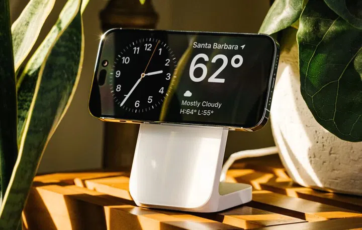 Nomad updates its Stand wireless charger to support Qi2. <br>Image source: Nomad