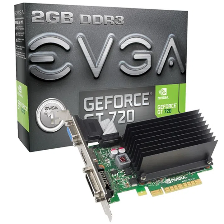 EVGA GeForce GT 720 2GB. (Image source: EVGA)