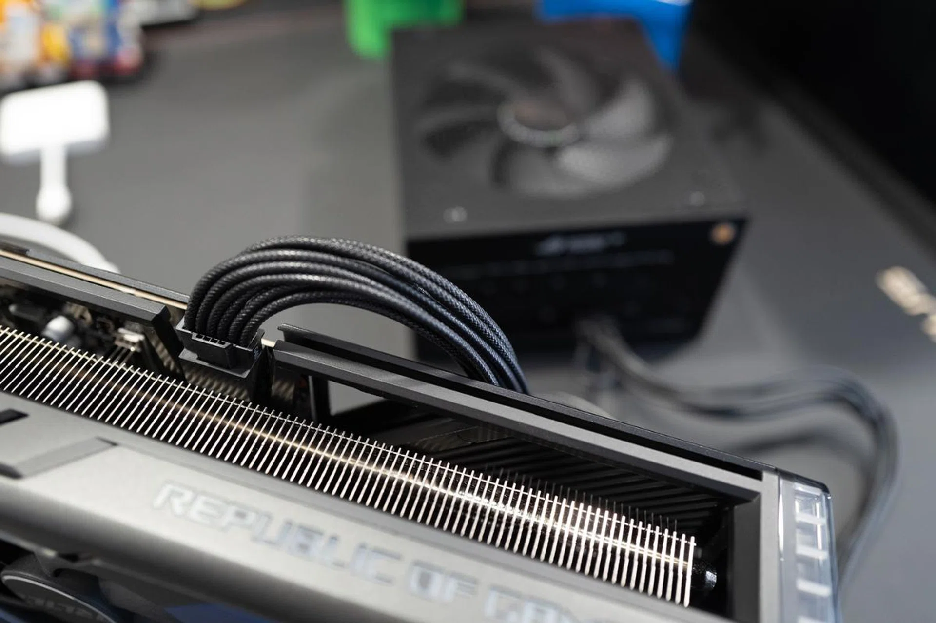 The latest PSUs such as the ROG Strix 1000W PSU also comes with an integrated 12VHPWE cable.