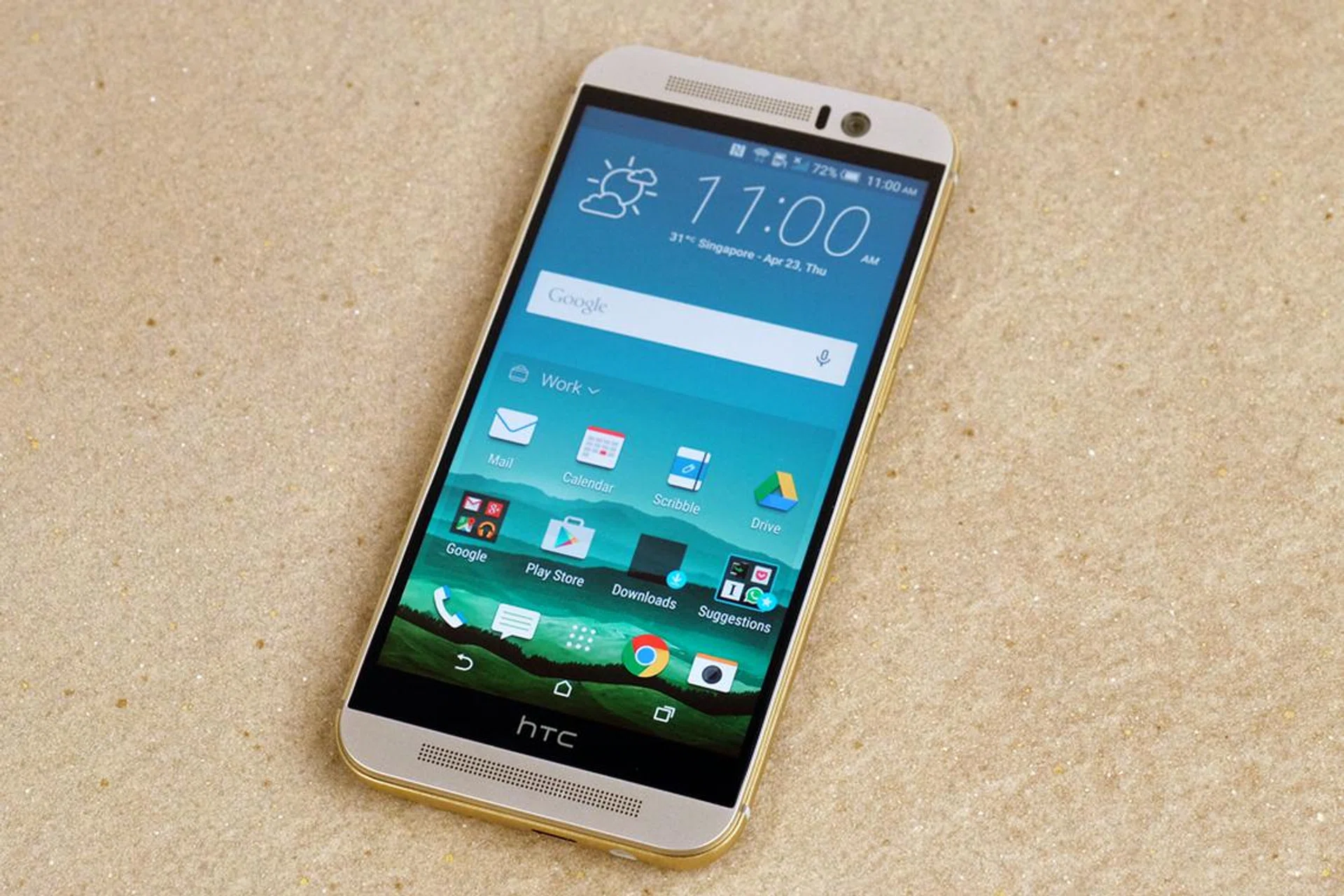 The HTC One M9 looks very similar to last year's M8.
