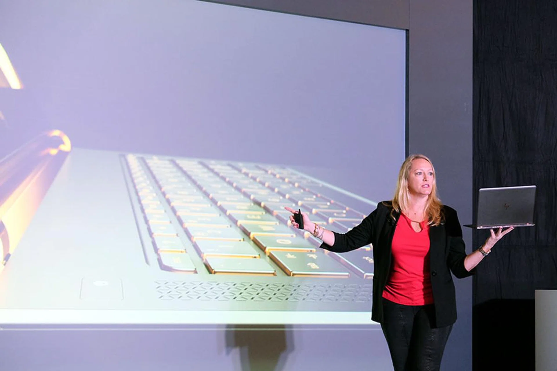 Anneliese Olson, HP’s General Manager and VP of Personal Systems Business in APJ, talks about the new HP Spectre at a special HP event in Macau earlier this year.