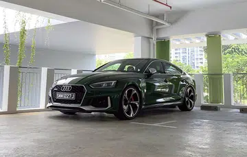 The Audi RS5 Sportback looks absolutely menacing.