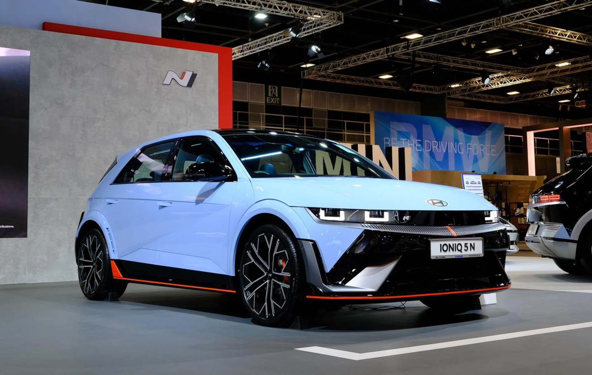 The only thing more striking about the Ioniq 5 N's looks and performance is its road tax.Photo: HWZ