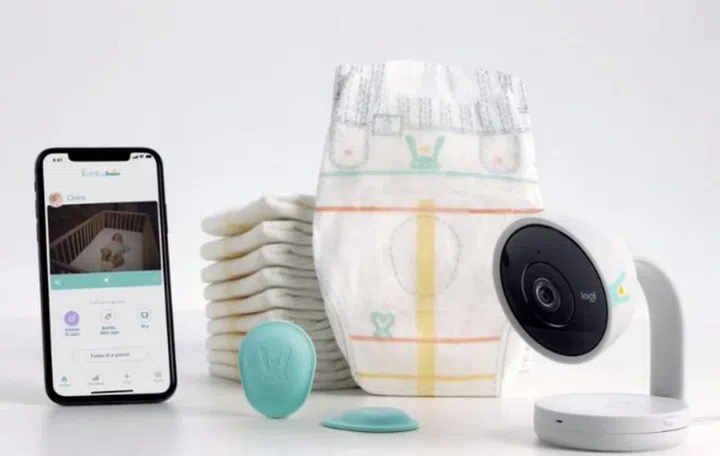 Sensors on the diapers send information on a baby's sleep and wake times and allows the parents to manually track additional information. PHOTO: SCREENGRAB FROM PAMPERS.COM