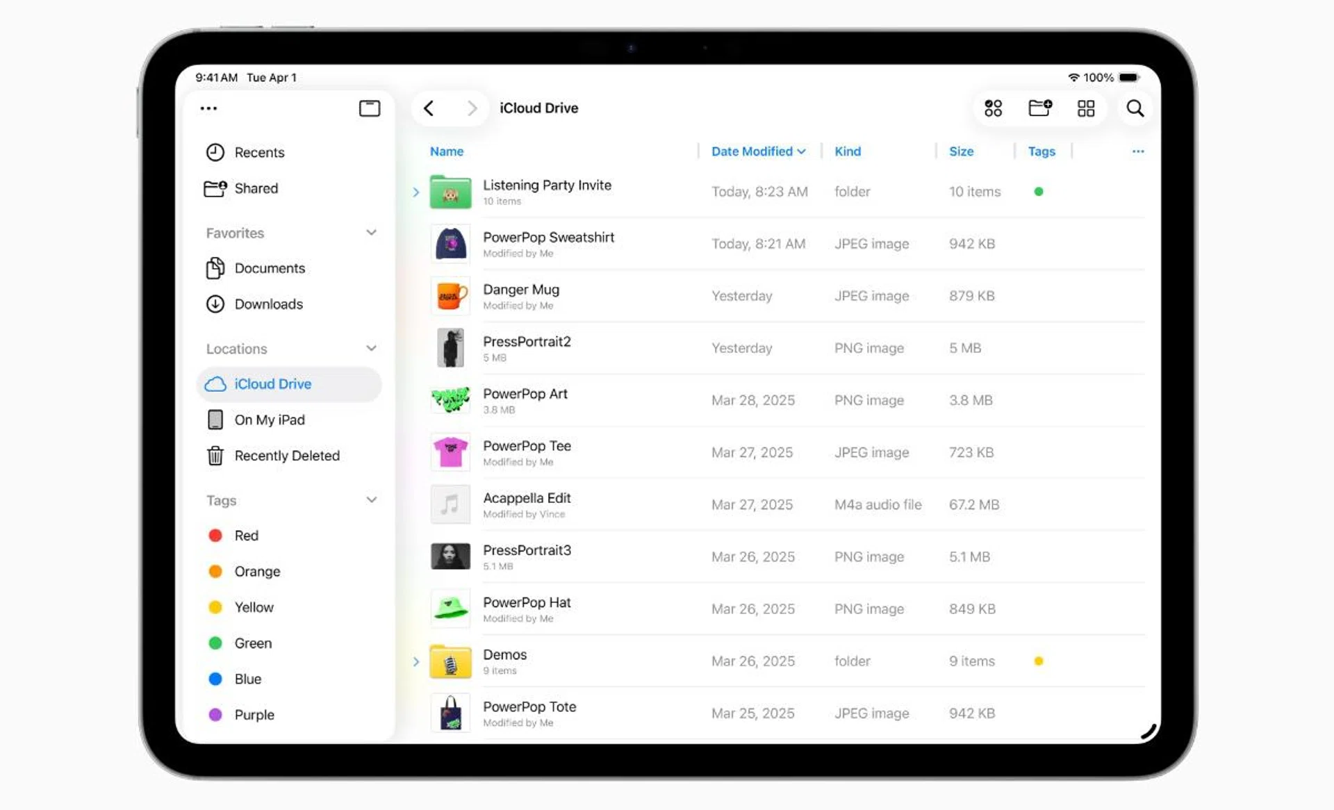 Finally, a more robust Files app that makes it easier to manage files. Photo: Apple