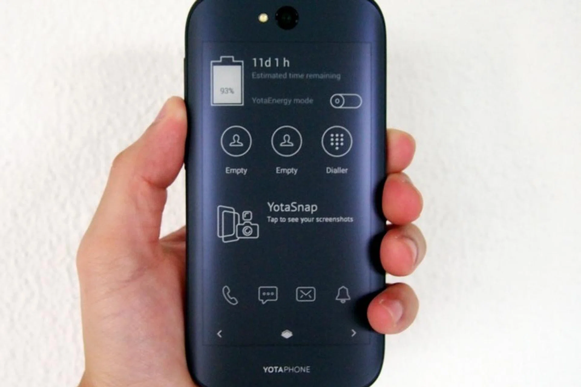 Here's a phone with two screens, the YotaPhone 2! Do we really need more than one screen?