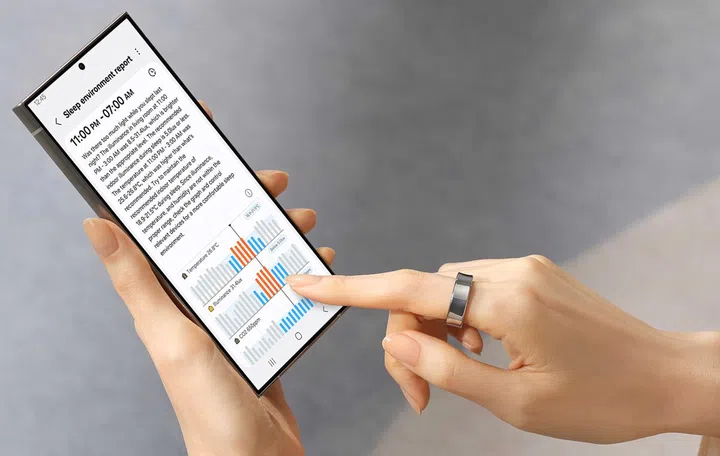 If you like sleep, then you should've put a Samsung Galaxy Ring on it. Image: Samsung.